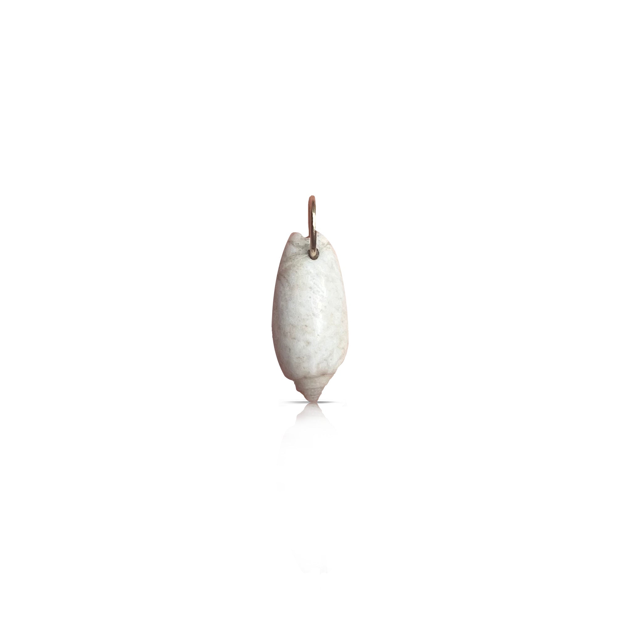 14k Olive Shell Charm