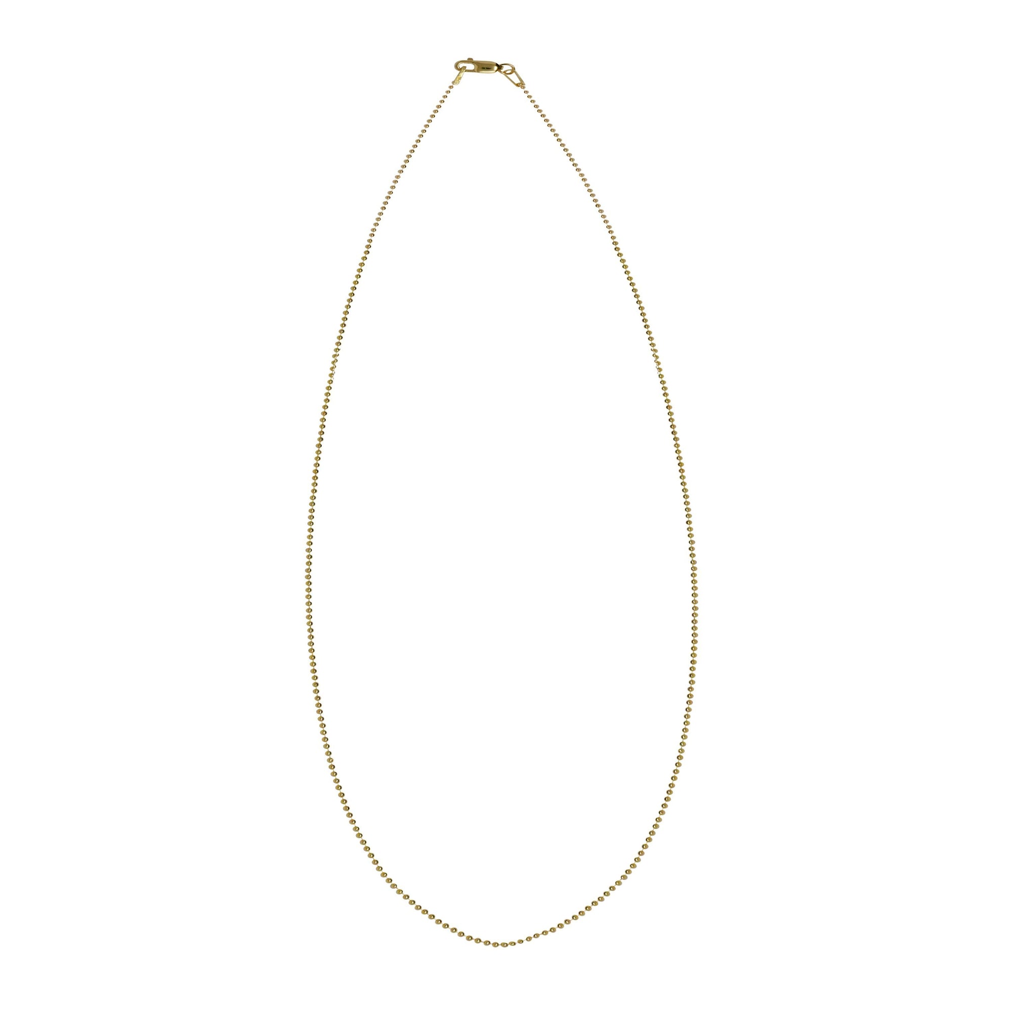 14k Ball Chain Necklace