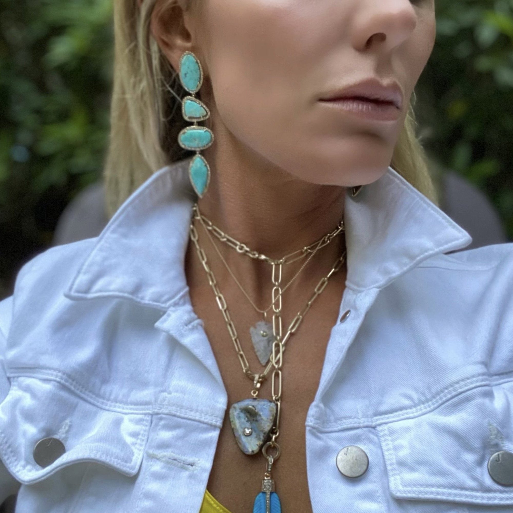 14k Ball Chain Necklace