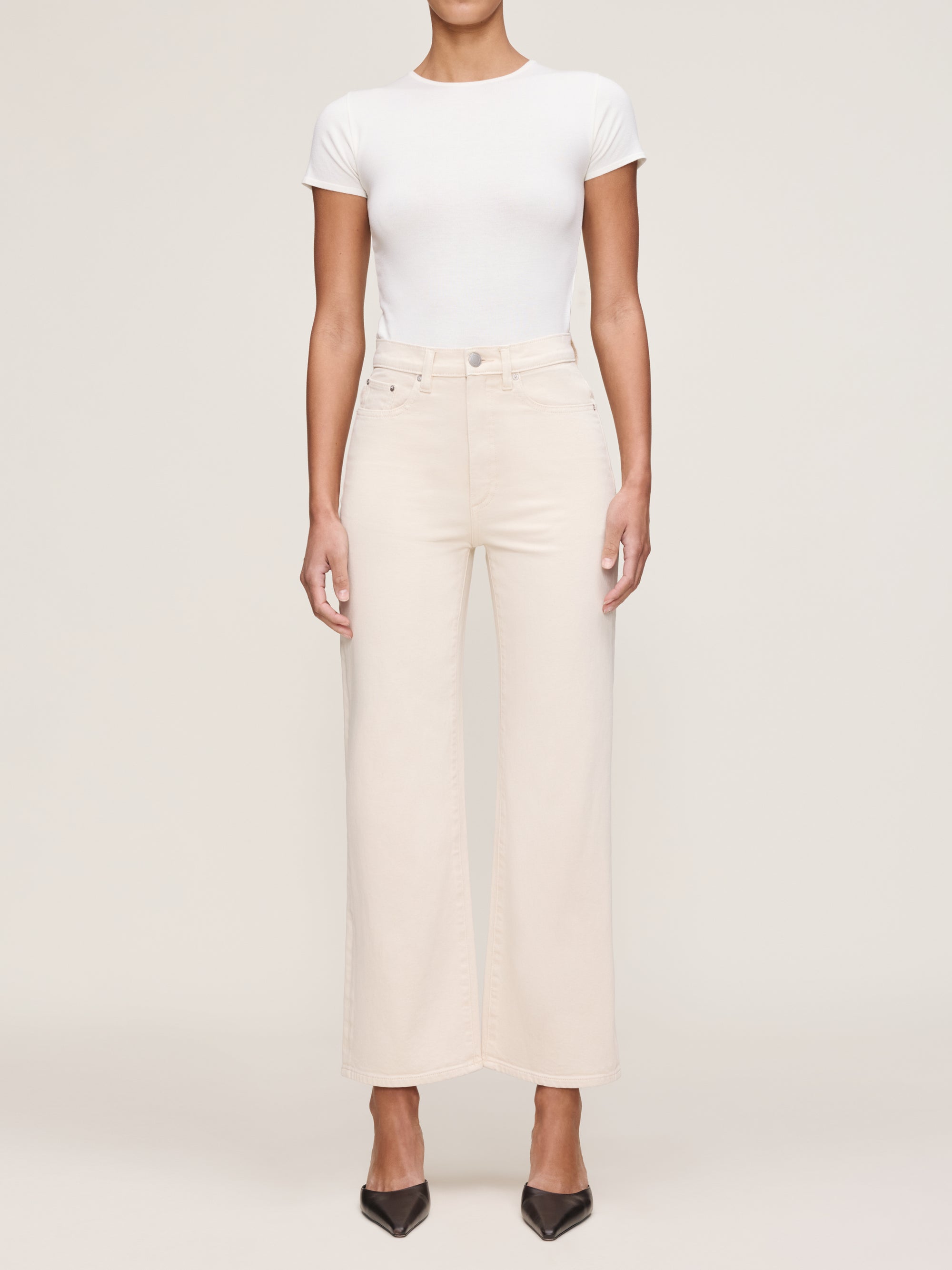 Karmine Refined Wide Leg: High Rise 28'