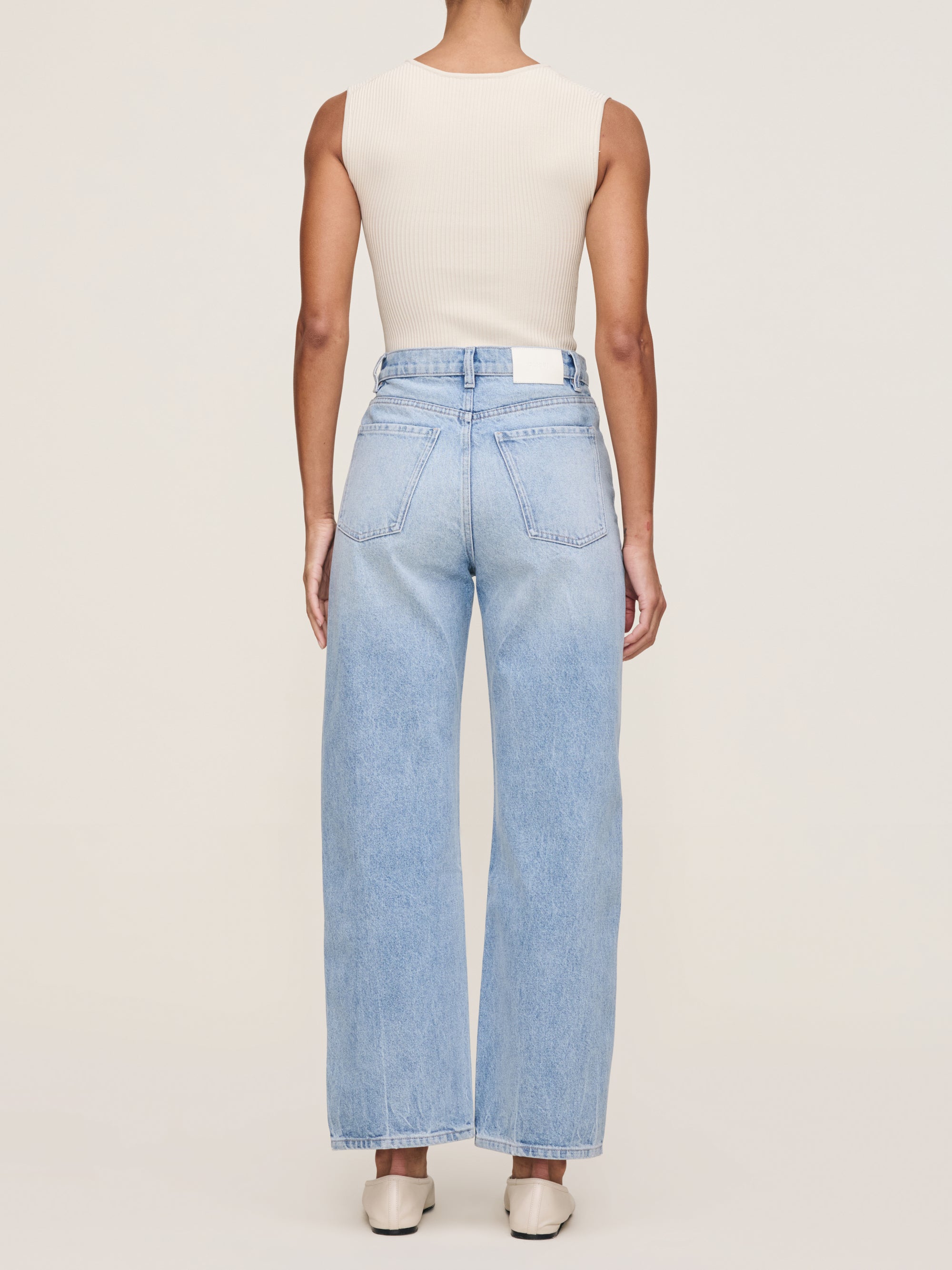 Karmine Refined Wide Leg: High Rise 28'
