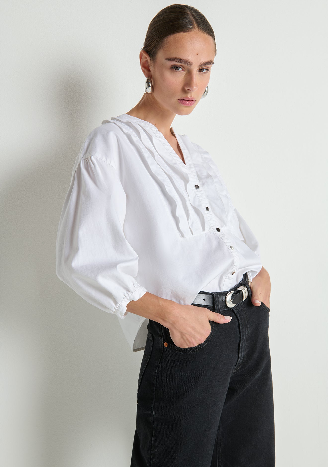 Amelia Ruffle Shirt