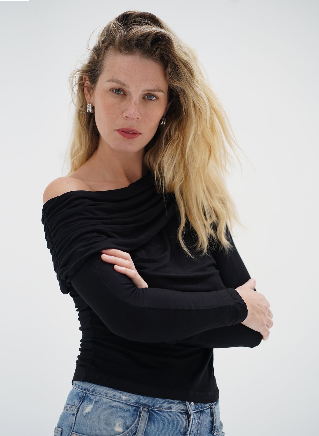 GISELLE DROP SHOULDER LONG SLEEVE