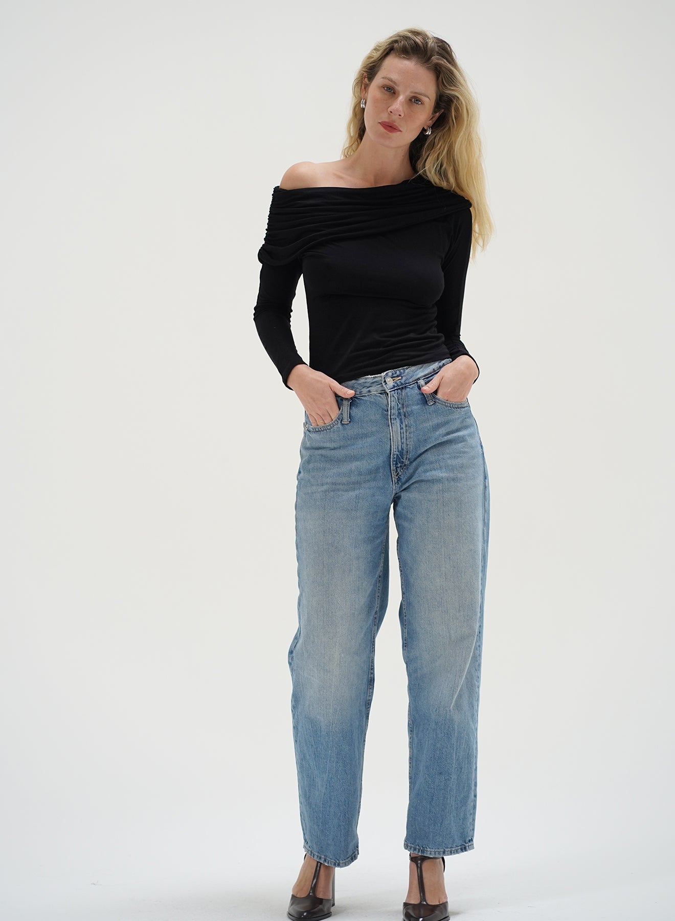 GISELLE DROP SHOULDER LONG SLEEVE