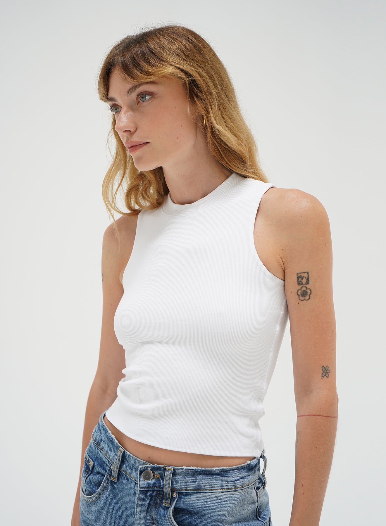 DOUBLE LAYER RIBBED TANK