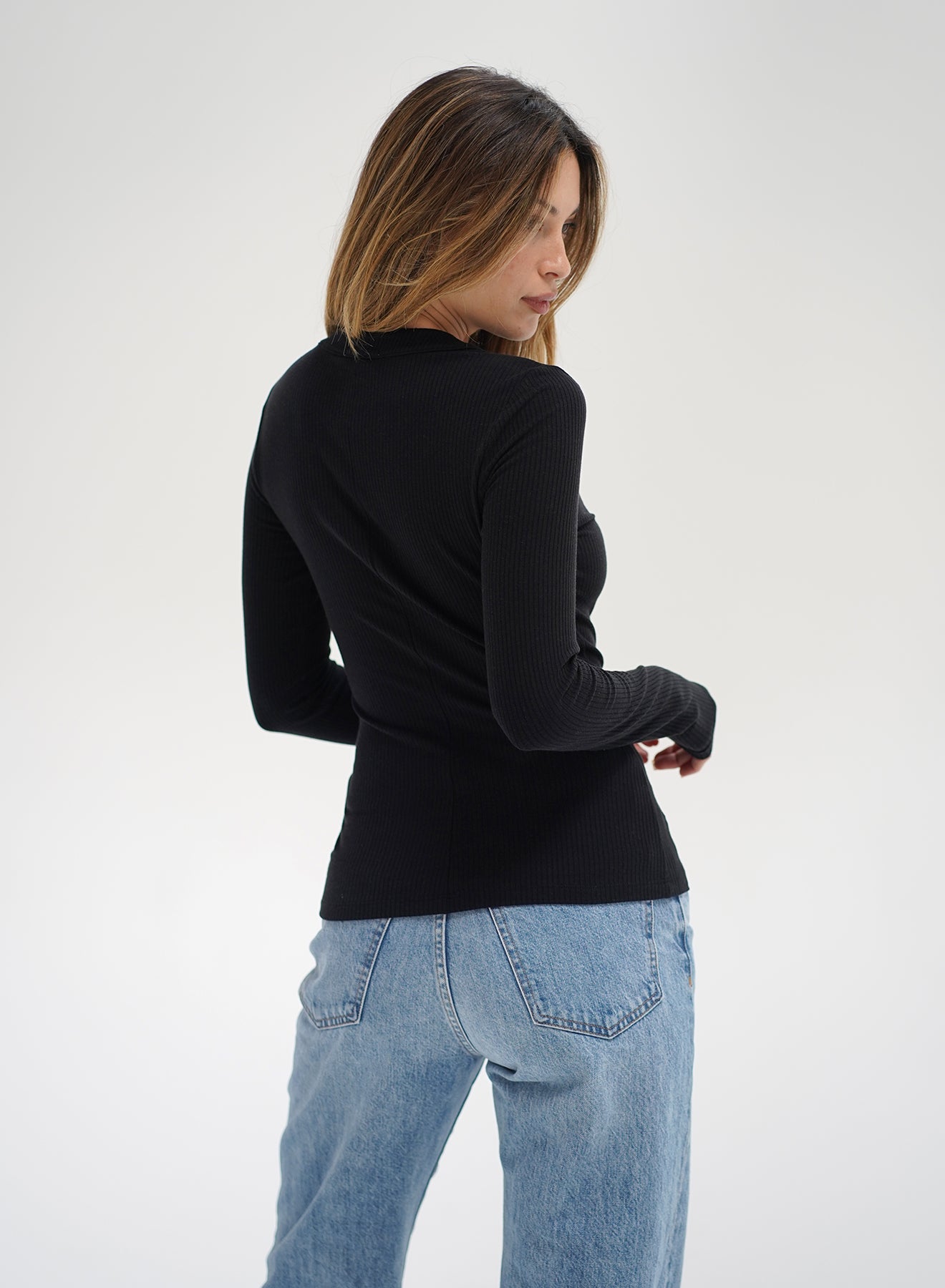 FELICE RIBBED CARDIGAN