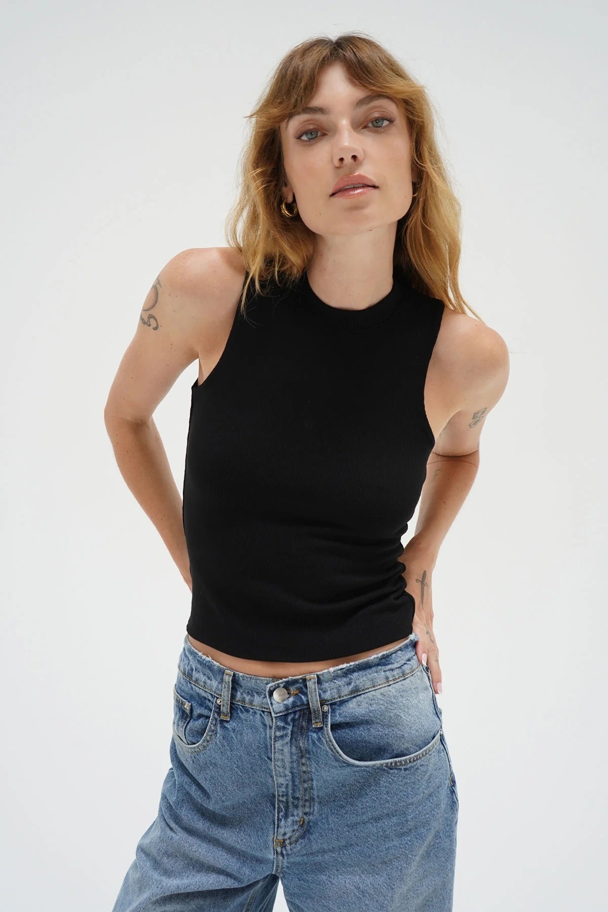 DOUBLE LAYER RIBBED TANK